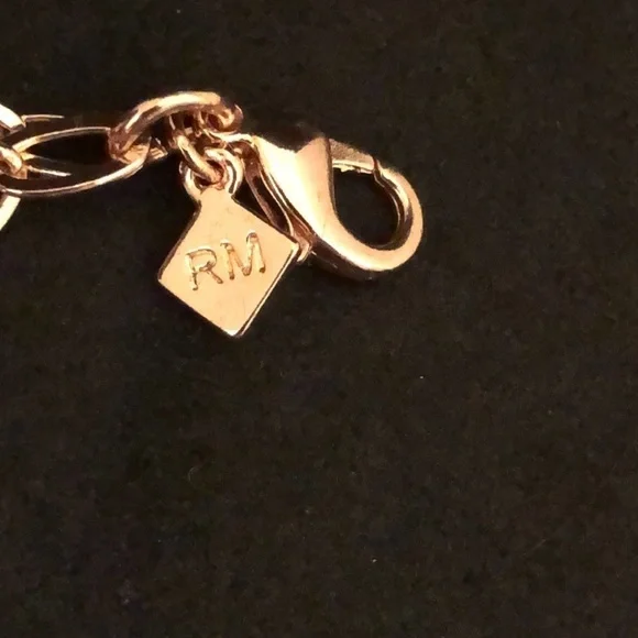 Rebecca Minkoff Rose Gold Pom and Tassel Bracelet - Picture 3 of 5